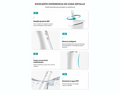 Oraly® HydroDental Pro – Irrigador Bucal Portátil