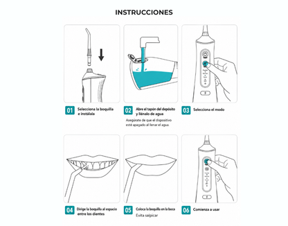 Oraly® HydroDental Pro – Irrigador Bucal Portátil