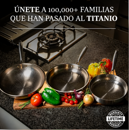 Flamia Titán Pro – Sartén de Titanio Puro