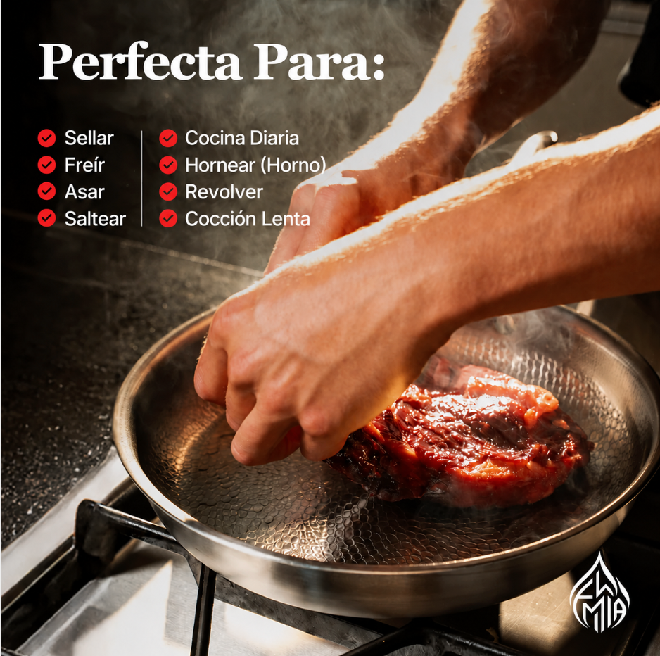 Flamia Titán Pro – Sartén de Titanio Puro