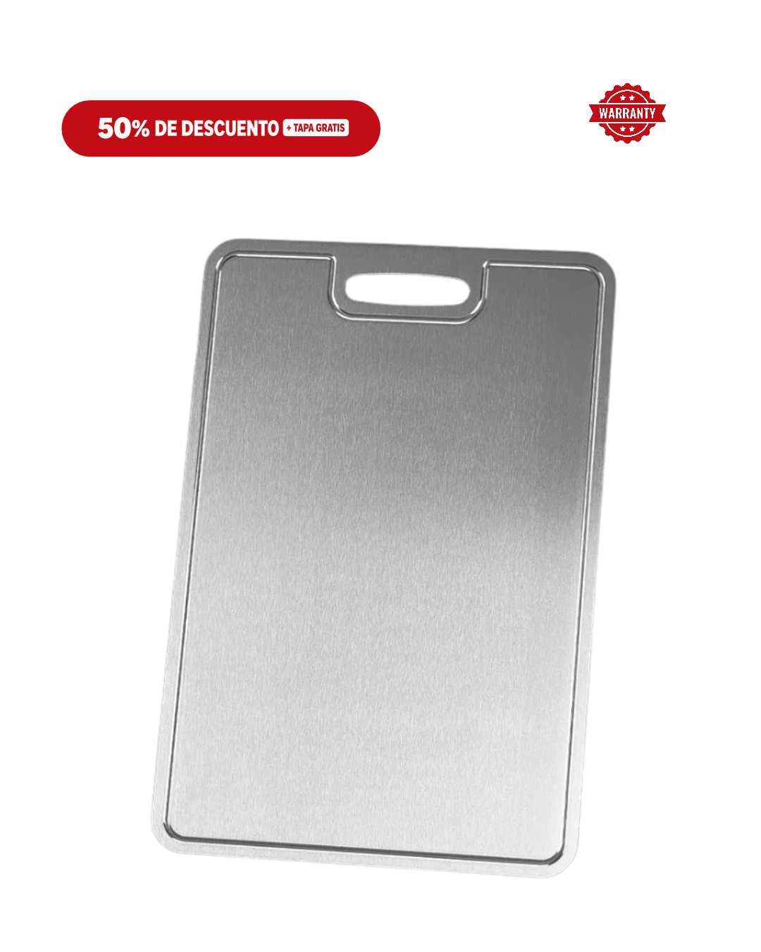 Tabla de Cortar de Titanio Puro Certificado FLAMIA®